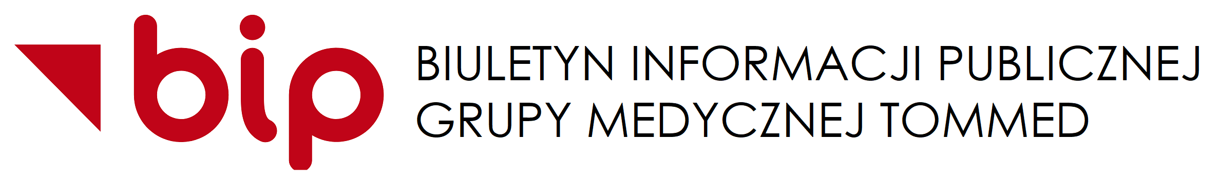 Logo BIP tommed. Link do strony głównej BIP Tommed.